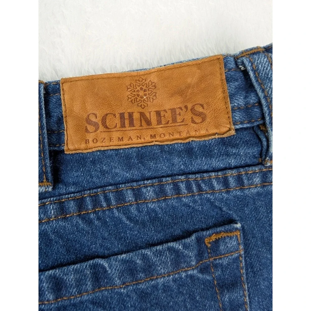 Schnee's Straight Leg Jeans Men's 42 x‎ 34 Bozeman Montana 108069